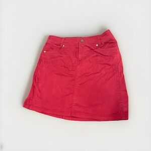 Kuhl Women's Zurik Skirt Size 6 Red 6193 Small Flaw